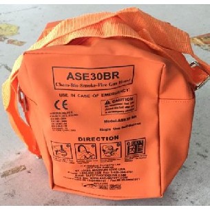 ASE30BR CHEM-BIO-GAS-FIRE ESCAPE SMOKE HOOD SOFT CASE